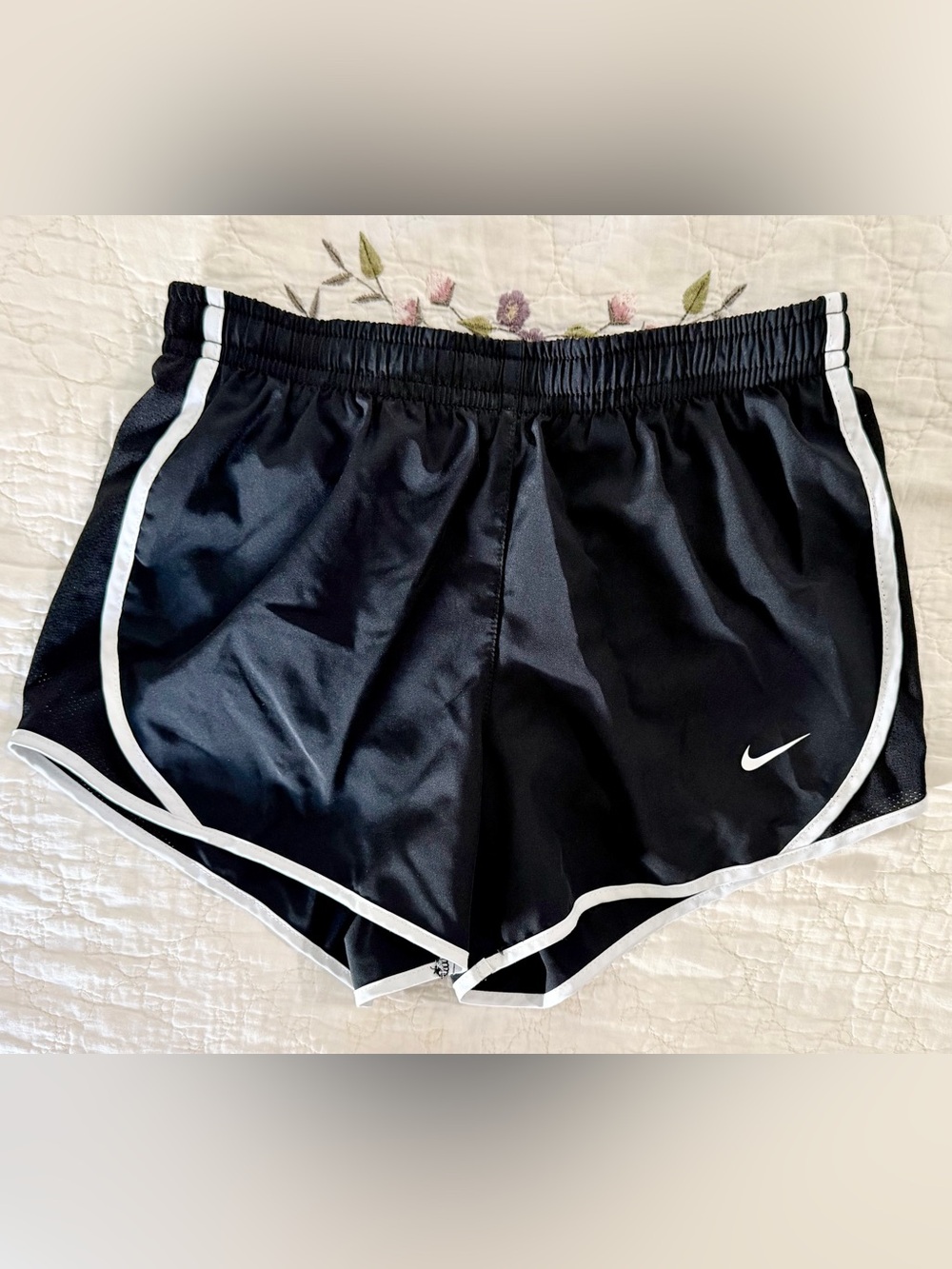 Nike Black Shorts with White Trim